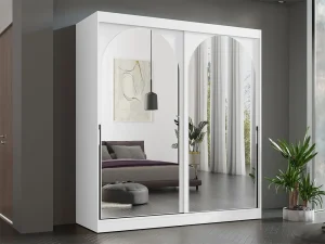 Шкаф-купе Modin 200, белый / черный - Mebel-Trade — Больше чем интернет-магазин!