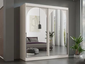 Шкаф-купе Modin 200, белый / черный - Mebel-Trade — Больше чем интернет-магазин!