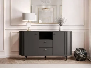 Комод Elodie 2D2S 150, черный
