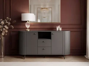 Комод Elodie II 2D2S 150, черный