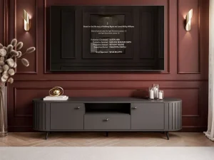 Тумба под телевизор Elodie II RTV 2D1S 180, черный