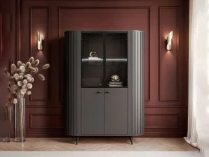 Витрина Elodie II 4D 112, черный