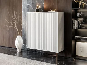 Высокая тумба Nova K104, бежевый / черный - Mebel-Trade — Больше чем интернет-магазин!