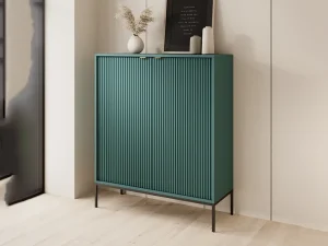 Высокая тумба Nova K104, белый / черный - Mebel-Trade — Больше чем интернет-магазин!