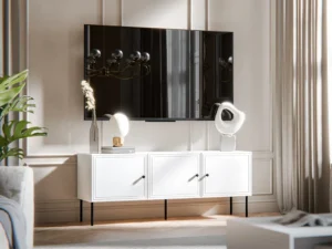 Тумба под телевизор Palazzo Bis 150 (белый / черный)
