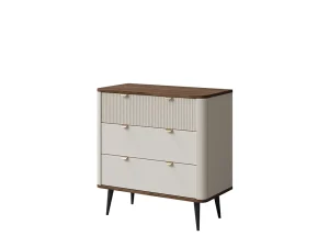 Стилистика комода с ящиками Marly 11 3S, кашемир / орех - Mebel-Trade — Больше чем интернет-магазин!