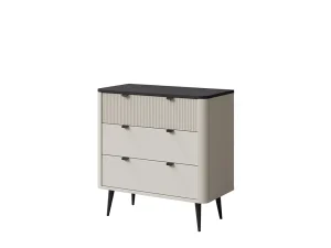 Стилистика комода с ящиками Marly 11 3S, кашемир / серый камень - Mebel-Trade — Больше чем интернет-магазин!