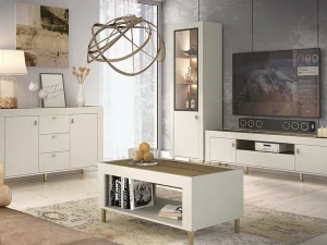 Комплект мебели для гостиной Mossa 1, кашемир / дуб виски - Mebel-Trade — Больше чем интернет-магазин!