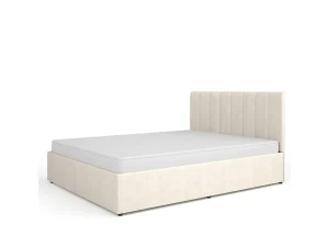 Современная мягкая кровать Mossa MO12, 160x200, бежевый Cloud 03