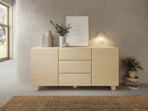 Широкий комод Lovi A 2D3S, дуб Кремона - Mebel-Trade — Больше чем интернет-магазин!