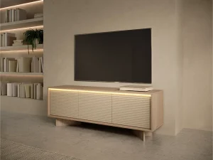 Тумба под телевизор Semi F 3D, боливар / капучино
