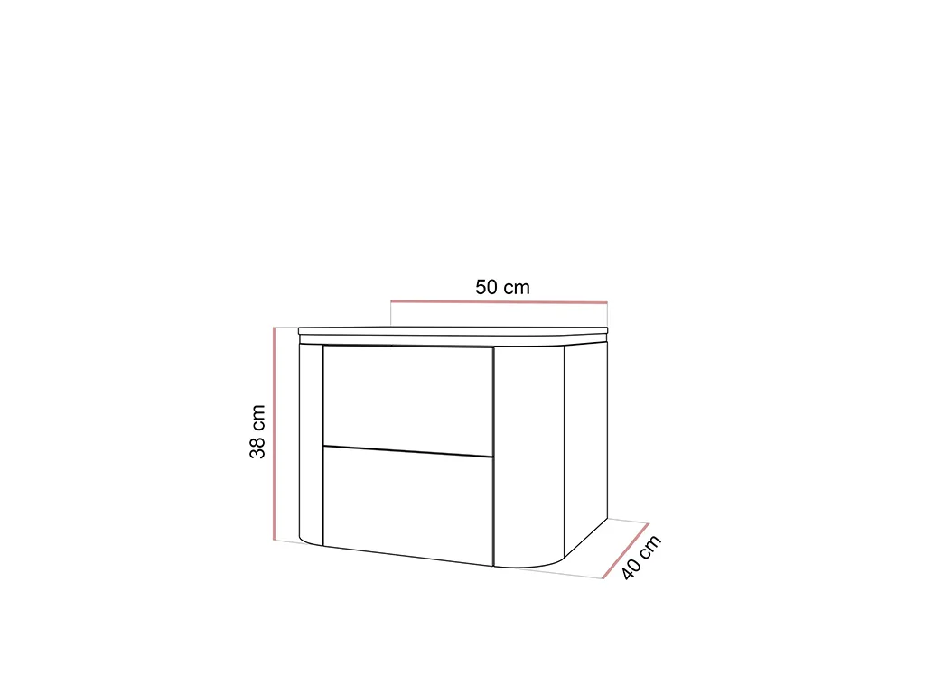 Прикроватная тумба Aveline SN, кашемир / золотой - Mebel-Trade — Больше чем интернет-магазин!