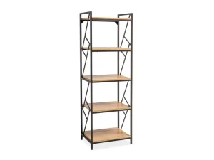 Стеллаж Tablo R5, темно-коричневый / дуб
