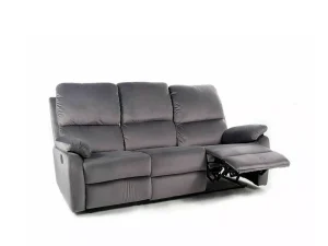 Раскладной диван Spencer 3 Velvet, серый